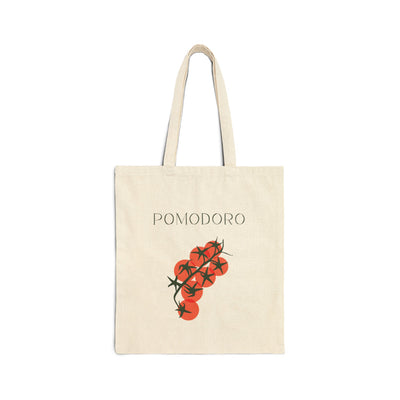 Vintage Pomodoro Tote Bag, Canvas Grocery Bag, Farmers Market Tote, Fresh Market Bag, Reusable Shopping Bag