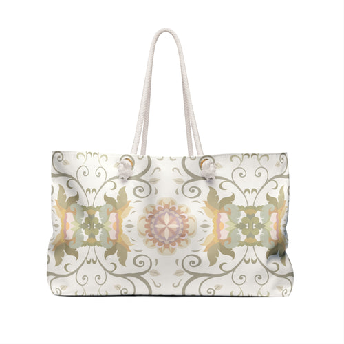 Elegant Floral Weekender Bag