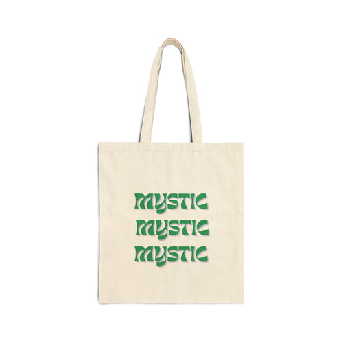 Mystic Vibes Cotton Canvas Tote Bag, Eco-Friendly Shopping Bag, Stylish Beach Tote, Gift for Nature Lovers, Reusable Grocery Bag