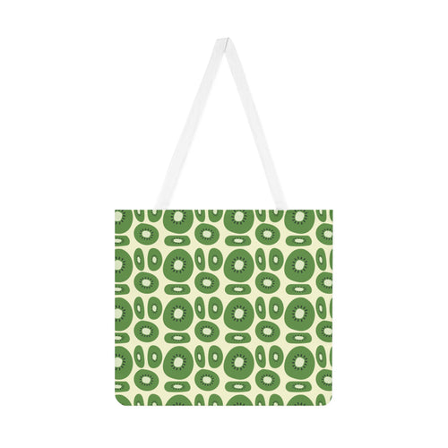 Kiwi Print Shoulder Tote Bag, Eco-Friendly Reusable Grocery Bag, Stylish Beach Bag, Perfect Gift for Fruit Lovers, Unique Shopping Tote